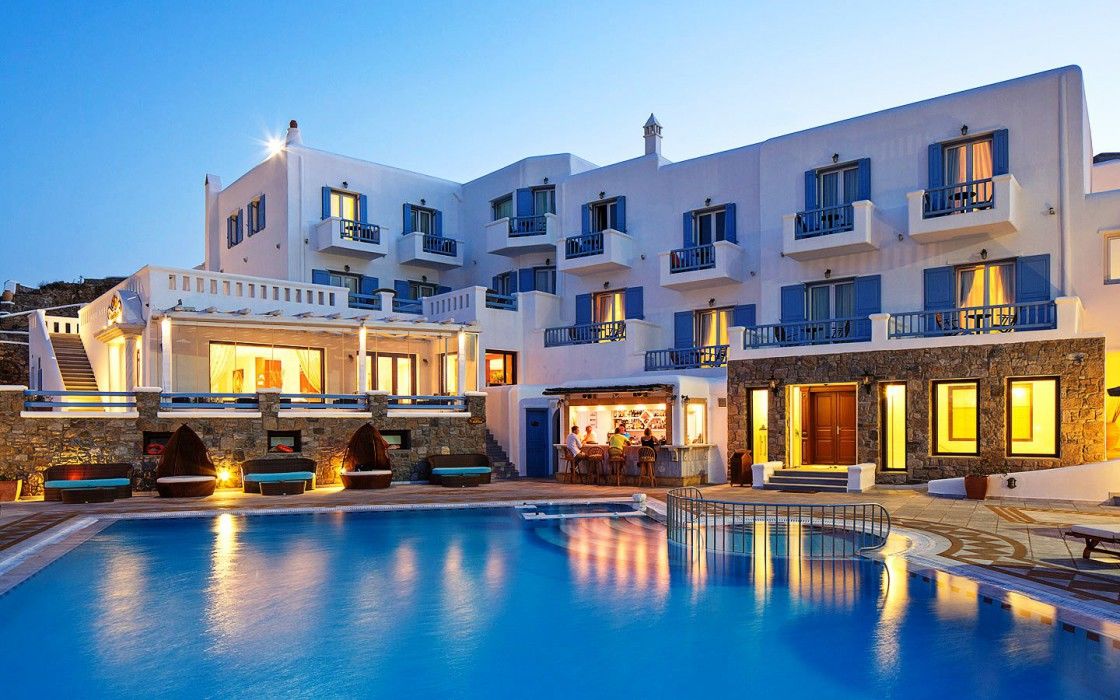 Grand Beach Hotel Mykonos Town Exterior photo